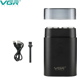 Rasoio VGR MEN’S SHAVER per barba doppia testina di precisione 341