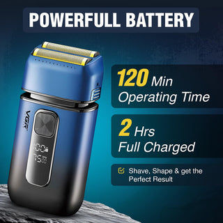 Rasoio VGR FOIL SHAVER 2 velocità con display 7500RPM IPX6 362