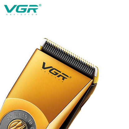 Rasoio VGR HAIR CLIPPER ricaricabile con 5 pettinini taglia capelli barba con display impermeabile 663