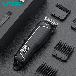 Rasoio VGR HAIR CLIPPER 4 pettinini per barba capelli leva conica 683