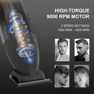 Rasoio VGR HAIR TRIMMER barba capelli  2 velocità 9000 RPM 906