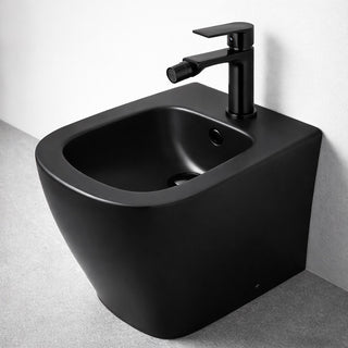 Rubinetto nero da bidet per bagno miscelatore modello Seven