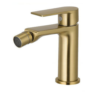 Rubinetto oro opaco da bidet per bagno miscelatore modello Seven