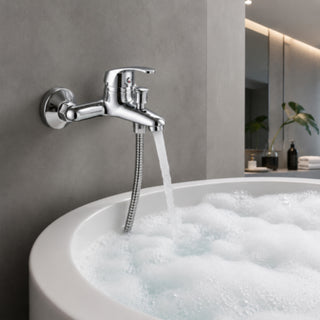 Rubinetto satinato da vasca da bagno miscelatore modello VITA