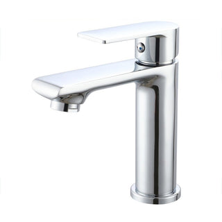 Rubinetto cromato da lavabo per bagno miscelatore modello Seven