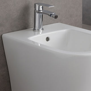 Rubinetto cromato da bidet per bagno miscelatore modello Seven