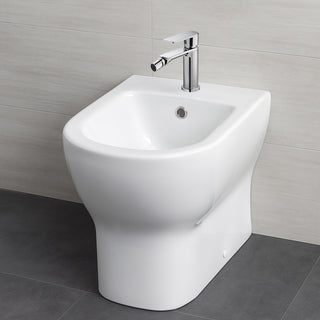 Rubinetto cromato da bidet per bagno miscelatore modello Seven