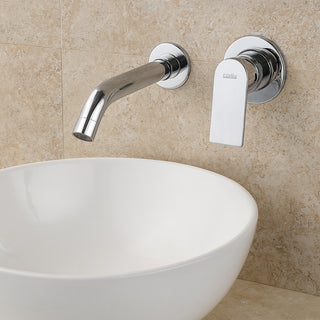 Rubinetto muro ad incasso miscelatore x lavabo da bagno modello Seven