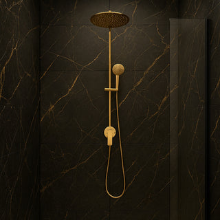 Miscelatore doccia ad incasso oro lucido rubinetto modello Seven