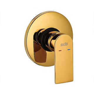 Miscelatore doccia ad incasso oro lucido rubinetto modello Seven