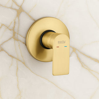 Miscelatore doccia ad incasso oro opaco rubinetto modello Seven