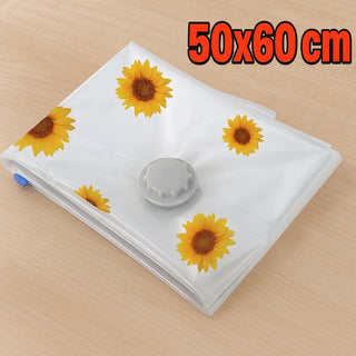 Set 6 sacchetti sottovuoto chiusura ermetica per abiti piumoni 50x60cm