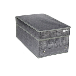 Scatola porta abiti con coperchio porta documenti oggetti 18x33x15 cm