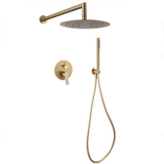 Set doccia tondo miscelatore 2 vie soffione doccetta staffa flessibile