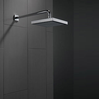 Soffione per doccia  quadrato 10x10cm effetto pioggia nero