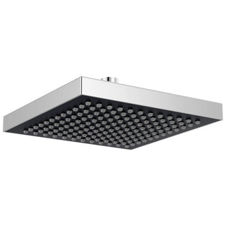 Soffione per doccia  quadrato 10x10cm effetto pioggia nero