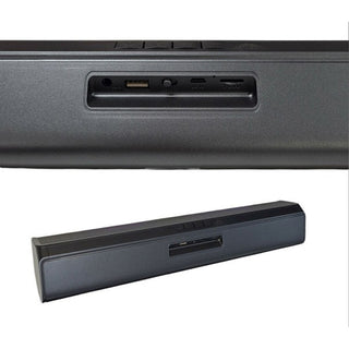 Speaker Bluetooth 5.0 ricaricabile soundbar luci LED RGB AUX USB SD