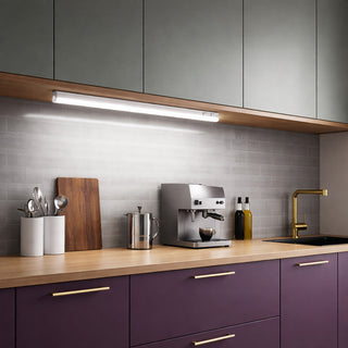 Sottopensile led con interruttore 30 60 90 120 cm 5 9 14 18 watt tecnologia CCT