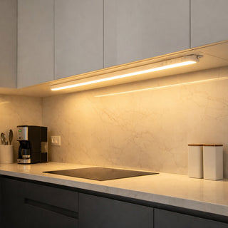 Sottopensile led con interruttore 30 60 90 120 cm 5 9 14 18 watt tecnologia CCT