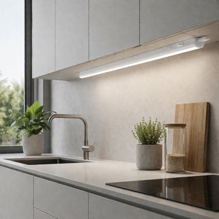 Sottopensile led con interruttore 30 60 90 120 cm 5 9 14 18 watt tecnologia CCT