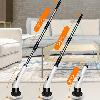 Spazzola elettrica rotante multifuzione con 9 accessori ricaricabile