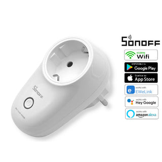 Presa intelligente spina SonOff smart wi-fi gestibile da smartphone