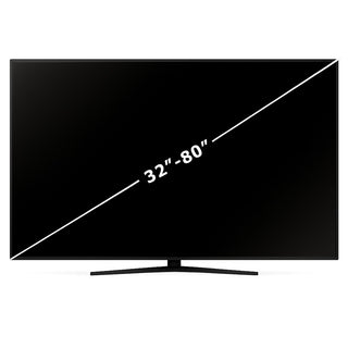 Staffa tv 32” - 80” supporto fisso attacchi vesa 200x200 600x500 mm