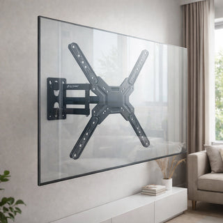 Staffa tv da 26 a 55 pollici attacchi vesa 75x75-400x400 snodabile