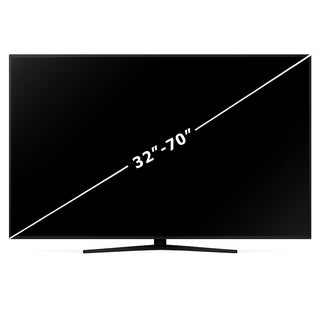 Staffa tv 32"-70” supporto estensibile attacchi vesa 100x100 600x400mm