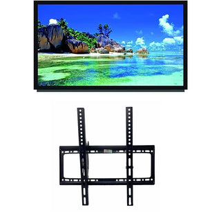 Staffa tv 40”-80” supporto inclinabile a muro attacchi vesa 400x600 mm