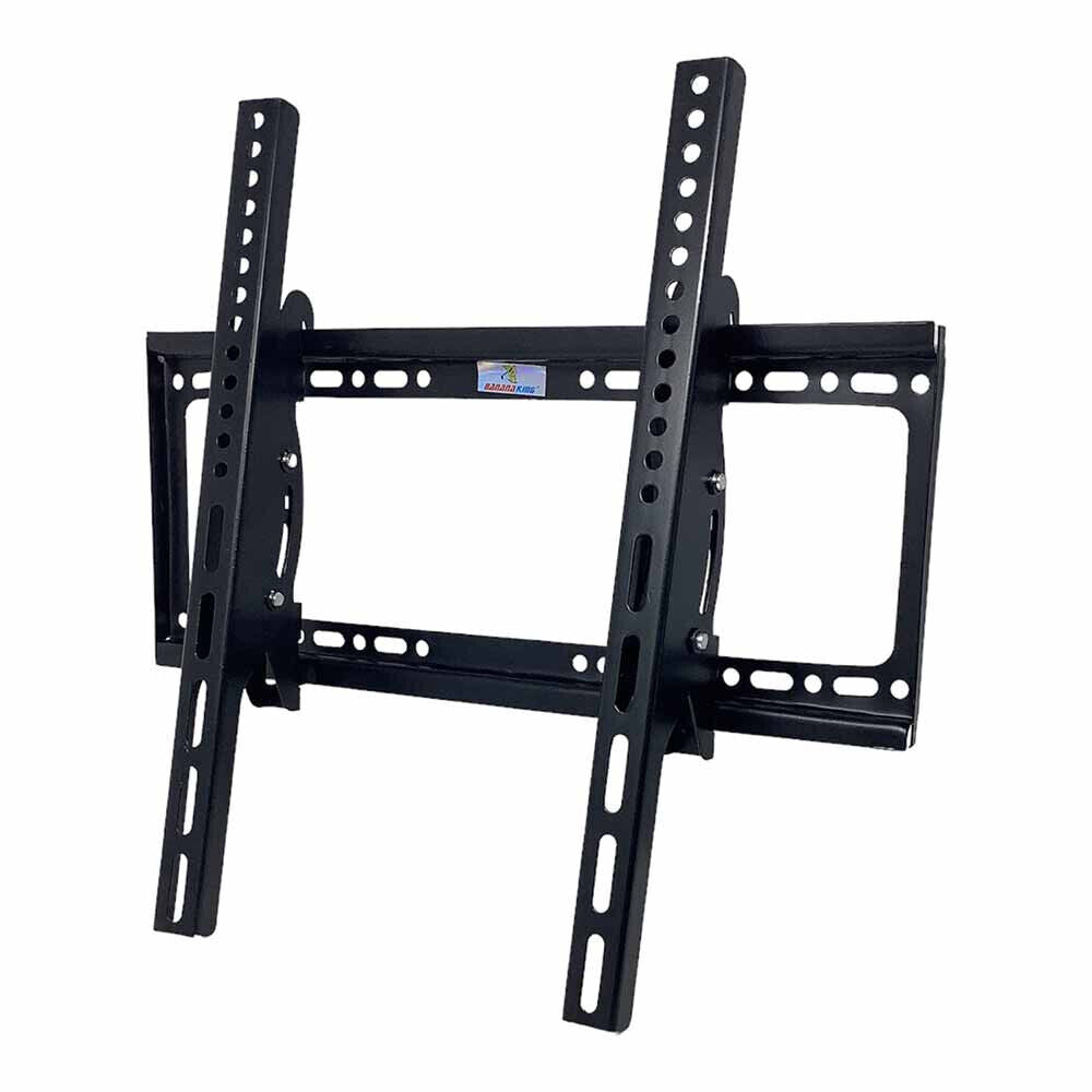 Staffa tv da 26” a 55” pollici supporto inclinabile a muro per televisore plasma lcd schermo attacchi vesa 400x400 mm