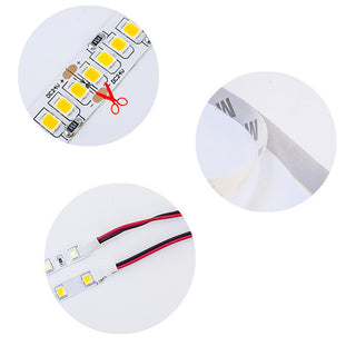 Striscia strip led 2835 12V 5 metri 90 Watt luce fredda calda naturale