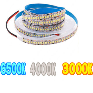 Striscia strip led 2835 24V 5 metri 100 Watt luce fredda calda naturale