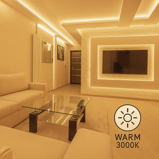 Striscia strip led 1MT interno esterno 12W 220v 6500k 4000k 3000k IP65