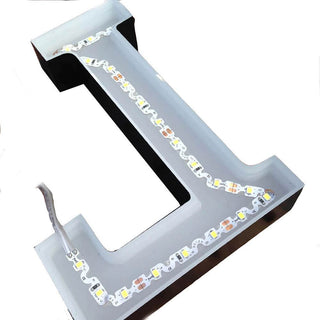 Strip led S curvabile modellabile lettere curve luce 3000k12V 5 metri
