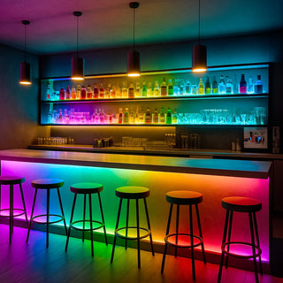 Striscia strip 300 led RGB 35W con telecomando e centralina IP55