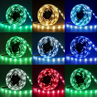 Striscia strip 300 led RGB 35W con telecomando e centralina IP55