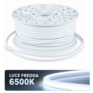 Strip led COB flessibile 13w 1Mt 220V luce 3000k 4000k 6500k IP65
