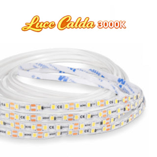 Striscia LED 24V 10M 100W profilo silicone flessibile luce uniforme