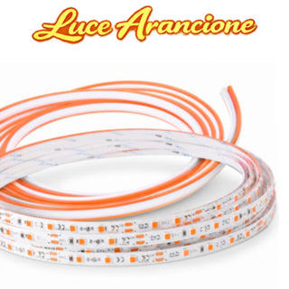 Striscia LED 24V 10M 100W profilo silicone flessibile luce uniforme
