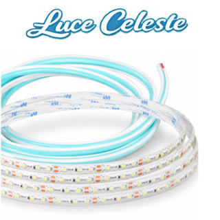 Striscia LED 24V 10M 100W profilo silicone flessibile luce uniforme