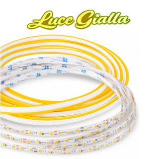 Striscia LED 24V 10M 100W profilo silicone flessibile luce uniforme