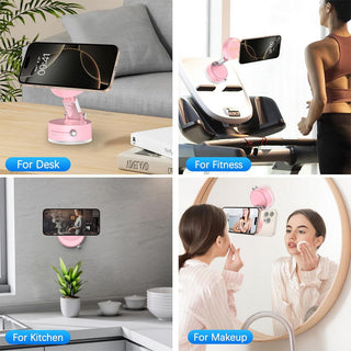 Supporto magnetico con ventosa a vuoto per telefono regolabile 360°