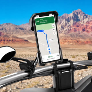 Portacellulare x Specchietto 360°per Moto Bici Smartphone da 4,5" a 7