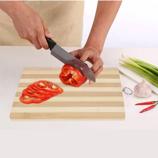 Tagliere rettangolare in legno zebrato con gancio varie misure