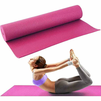 Tappetino yoga 173x61 antiscivolo tappeto palestra fitness aerobica pilates ginnastica spessore 4 mm