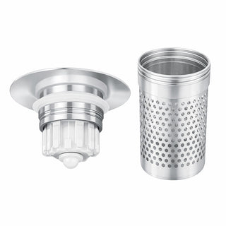 Tappo per lavandino universale POP-UP anti intasamento foro 26-42 mm