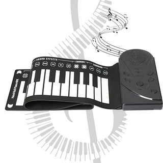 Tastiera musicale in silicone pieghevole 49 tasti  batteria usb