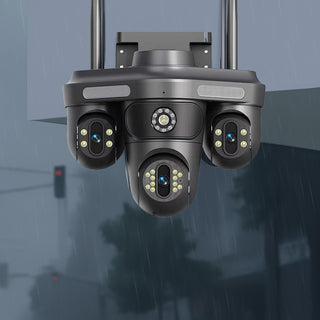 Telecamera WI-FI 4 obiettivi 1 fisso 3 motorizzati zoom 10X 4 MPX