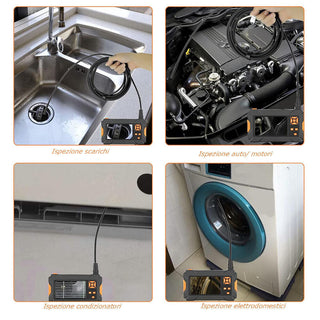 Telecamera endoscopica con sonda 4,3” full hd 1080p 5M  IP67